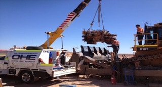 Crane Lift — Heavy machinery repairs Ballina,NSW